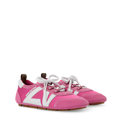 LV Sneakerina Pink Technical Satin Sneaker 1AJJXG