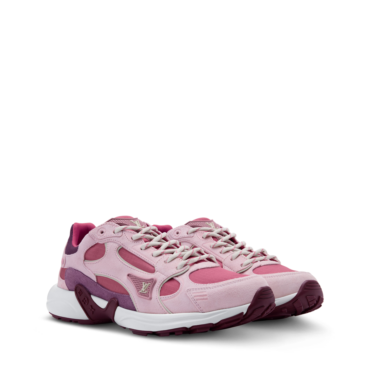 LV Olympia Pink Suede Calf Leather Sneaker 1AJP88
