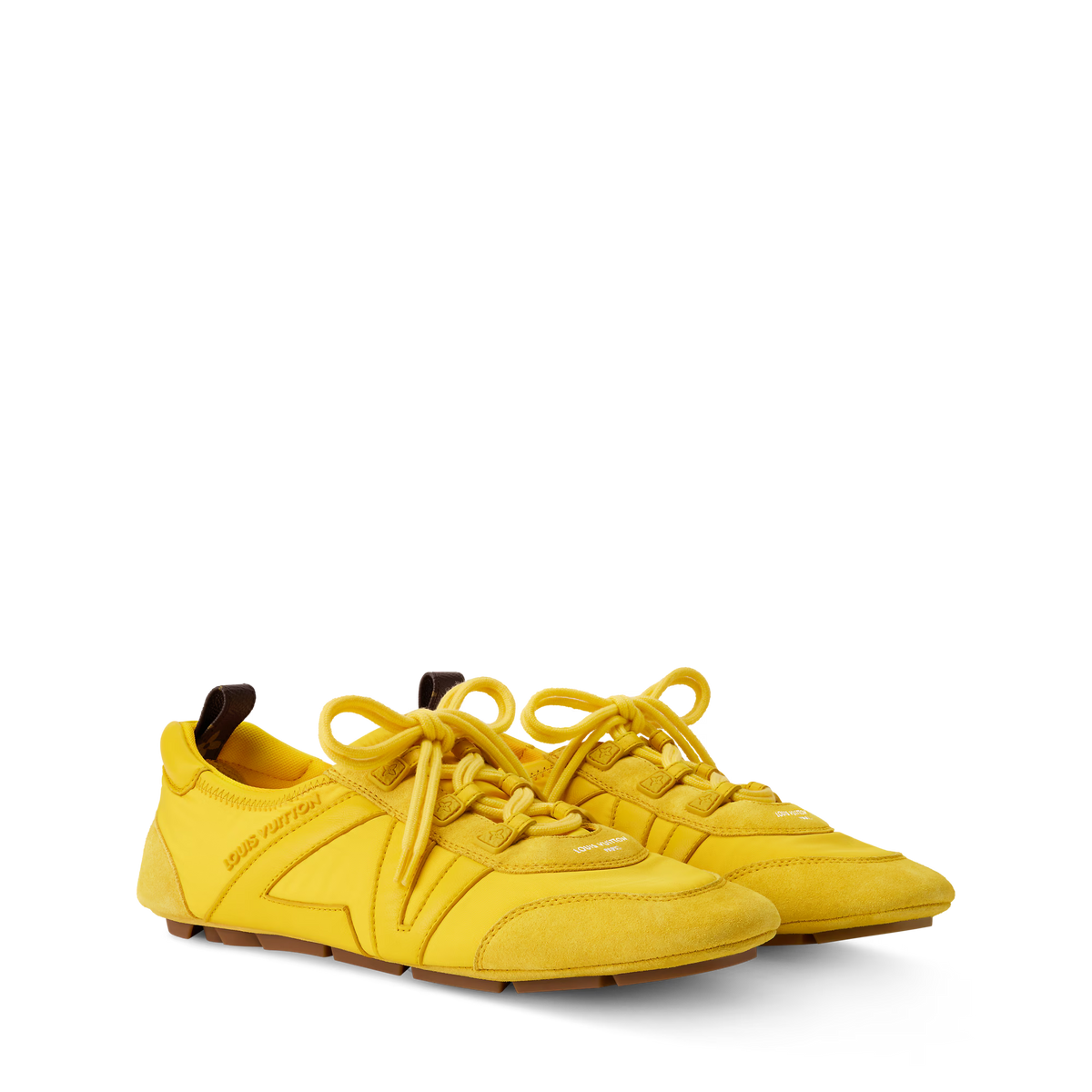 LV Sneakerina Electric Blue Technical Nylon Sneaker 1AJMFA