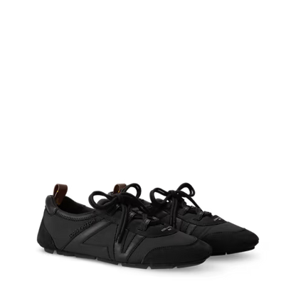 LV Sneakerina Black Technical Nylon Sneaker 1AJMDP