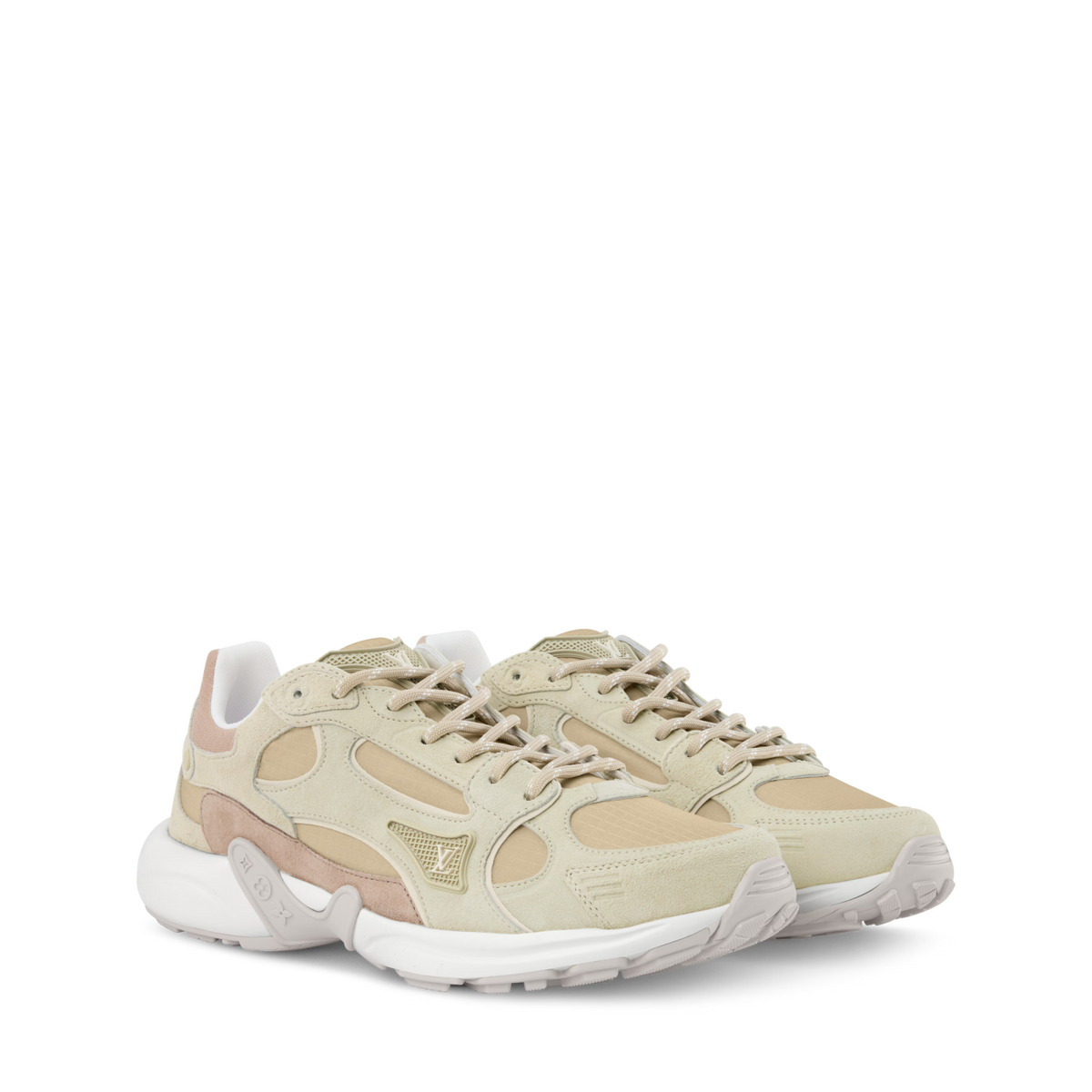 LV Olympia Pink Suede Calf Leather Sneaker 1AJP88