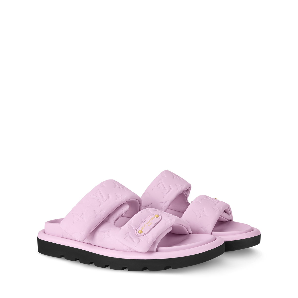 Pool Pillow Pink Calf Leather Mule 1AJN63