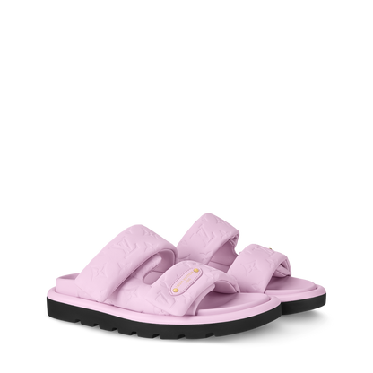 Pool Pillow Pink Calf Leather Mule 1AJN63