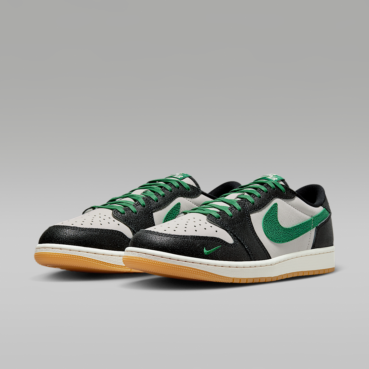 Air Jordan 1 Retro Low OG "Phantom and Pine Green" Shoes