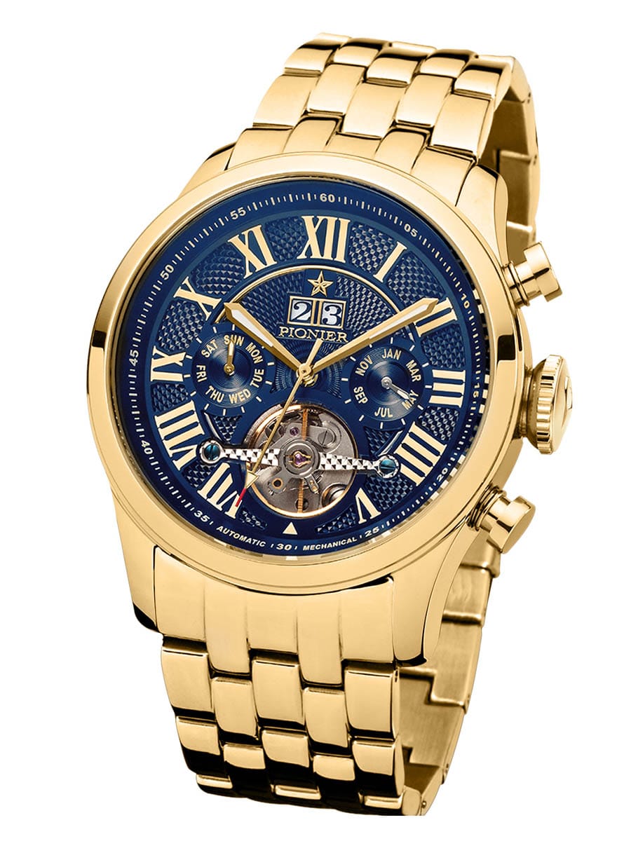 Automatic Havana P7001-8 | Gold | Pionier Germany