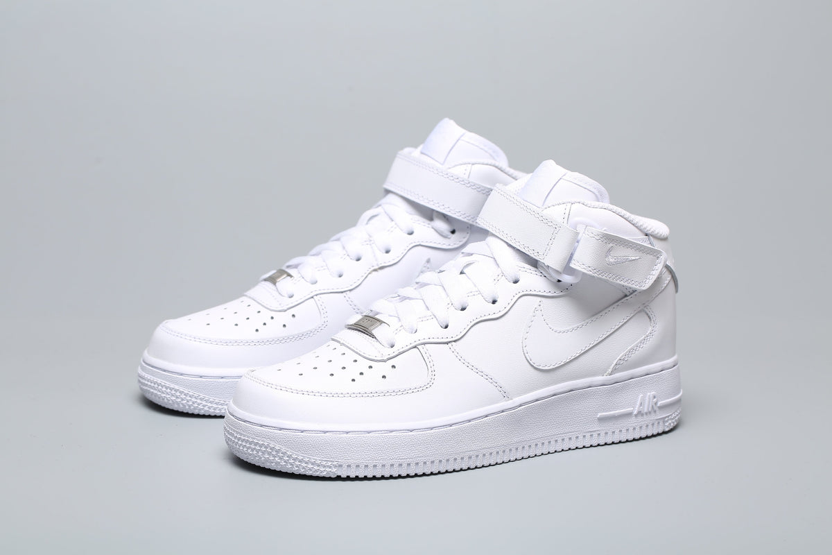 Air Force 1 Mid All White AF1 Edition