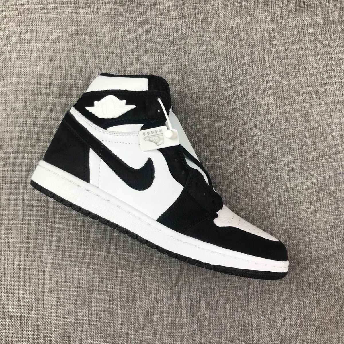 Air Jordan 1 Mid Black White Concord Style AJ1 Classic