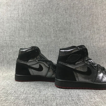 Air Jordan 1 Mid Modern Black Silver AJ1 Classic