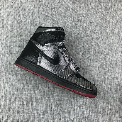 Air Jordan 1 Mid Modern Black Silver AJ1 Classic