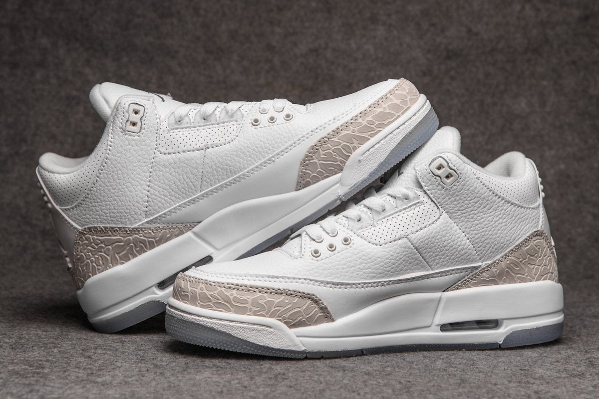 Air Jordan 3 White Grey Cement AJ3 Classic