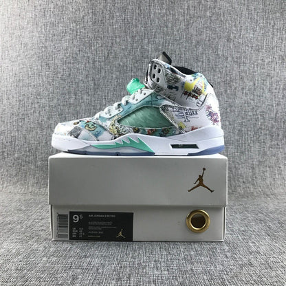 Air Jordan 5 Colorful Comic AJ5 Classic