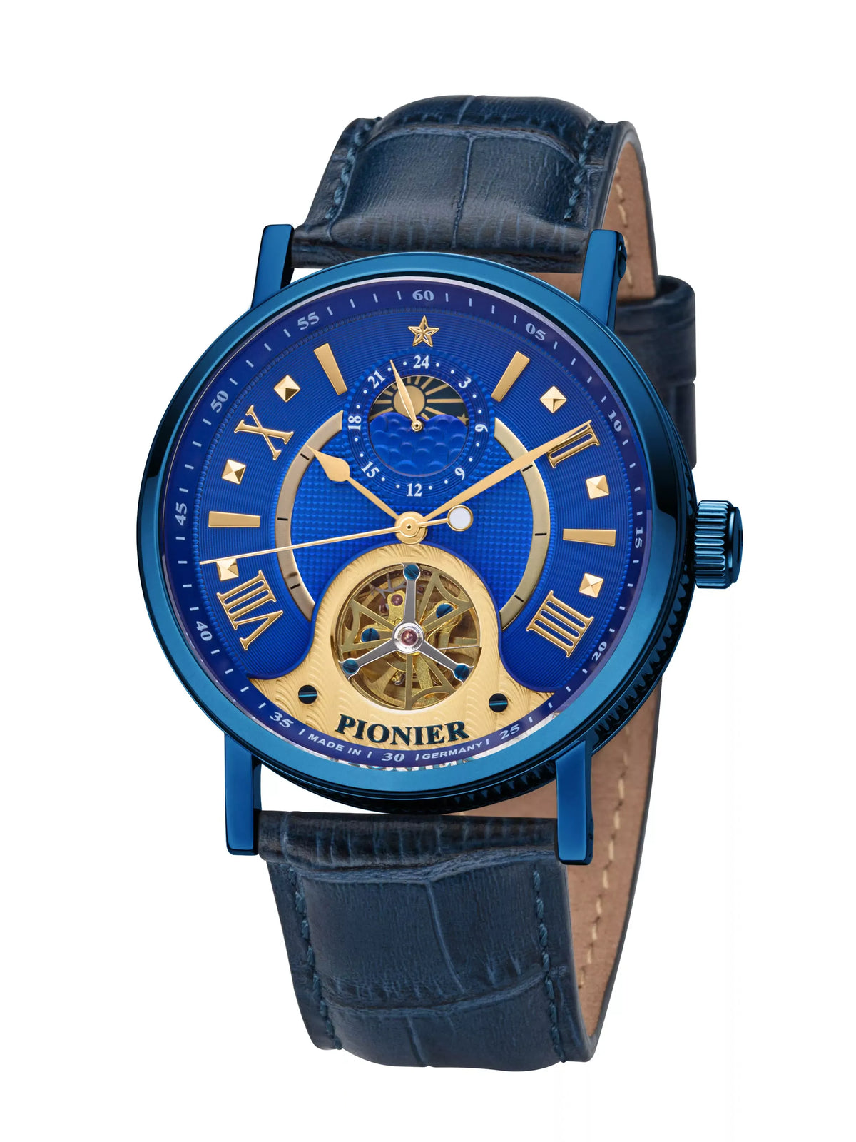Boston Pionier GM-518-5 | Blue | Automatic Made in Germany