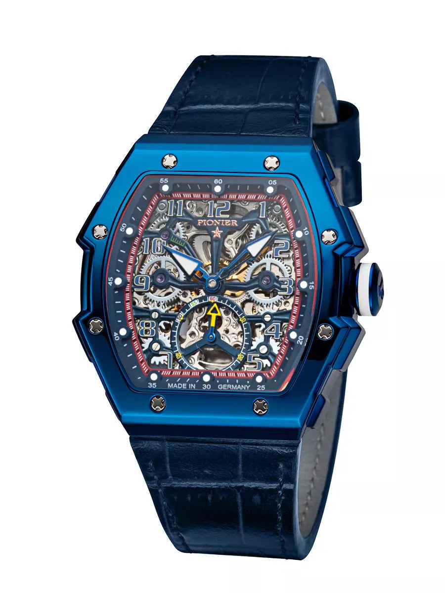 Milano Pionier - GM-519-2 | Blue | Made in Germany Automatic Watch