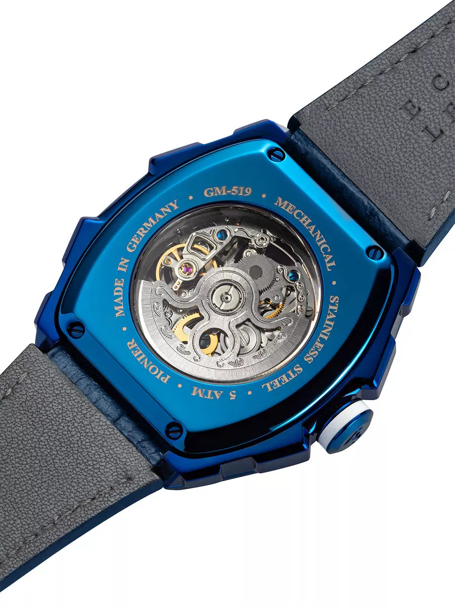 Milano Pionier - GM-519-2 | Blue | Made in Germany Automatic Watch