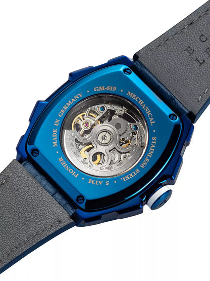 Milano Pionier - GM-519-2 | Blue | Made in Germany Automatic Watch
