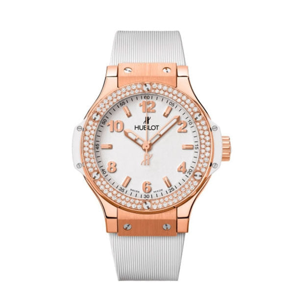 HB Big Bang, Gold White Diamonds, 38 mm, Ref# 361.PE.2010.RW\\.1104
