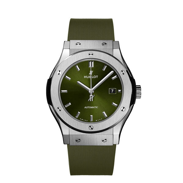 HB Classic Fusion Titanium Green Ref# 542.NX.8970.RX