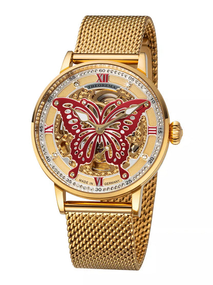 Madame Butterfly Theorema - GM-123-13 |Gold| Made in Germany with 82 Swarovski
