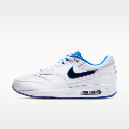 Air Max 1 Royals Shoes White/Soar/Vivid Grape