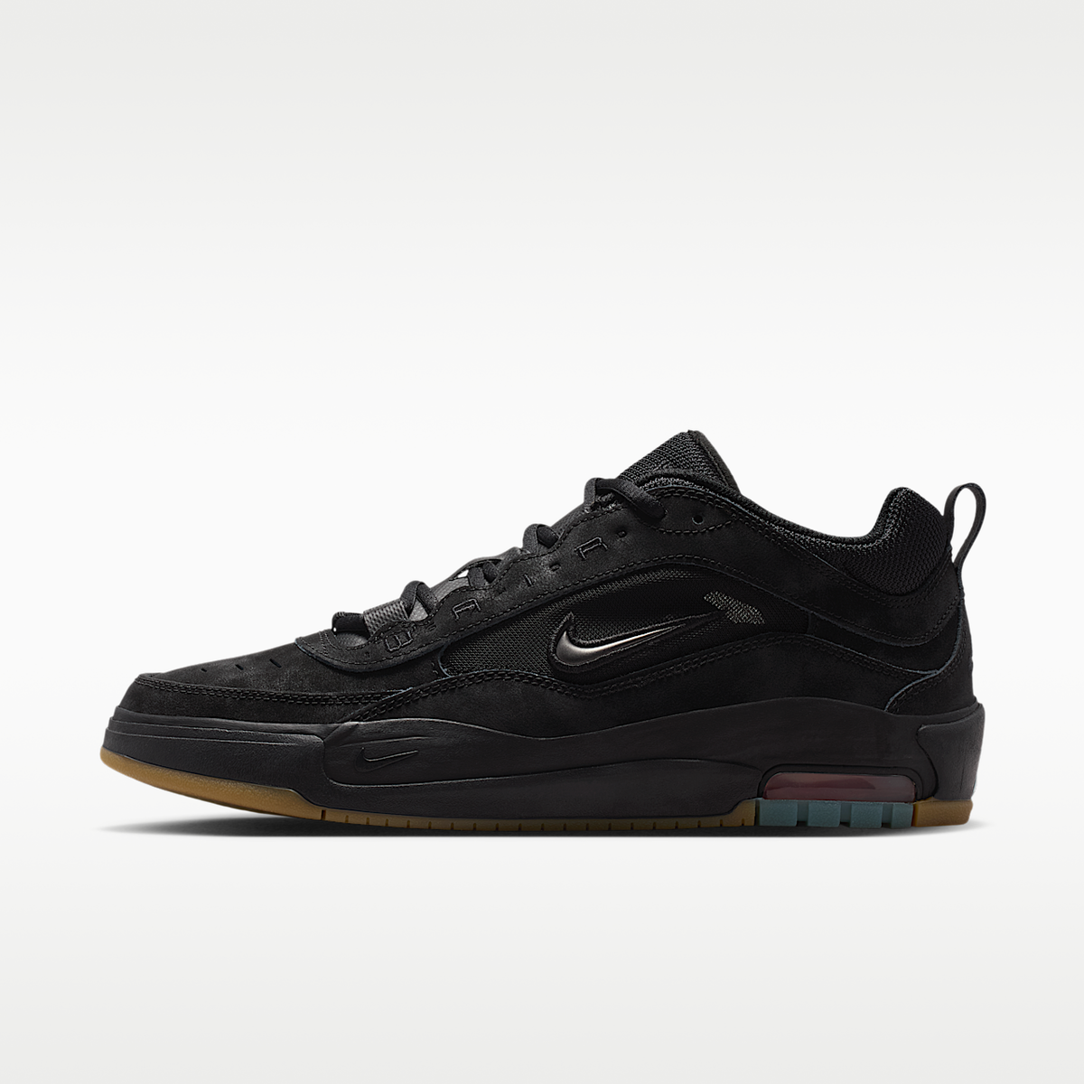 Air Max Ishod Skate Sneakers With Max Air Cushioning Black