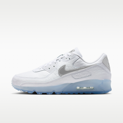 Air Max Terrascape 90 Shoes Leather White Blue Tint Pure Platinum Chrome