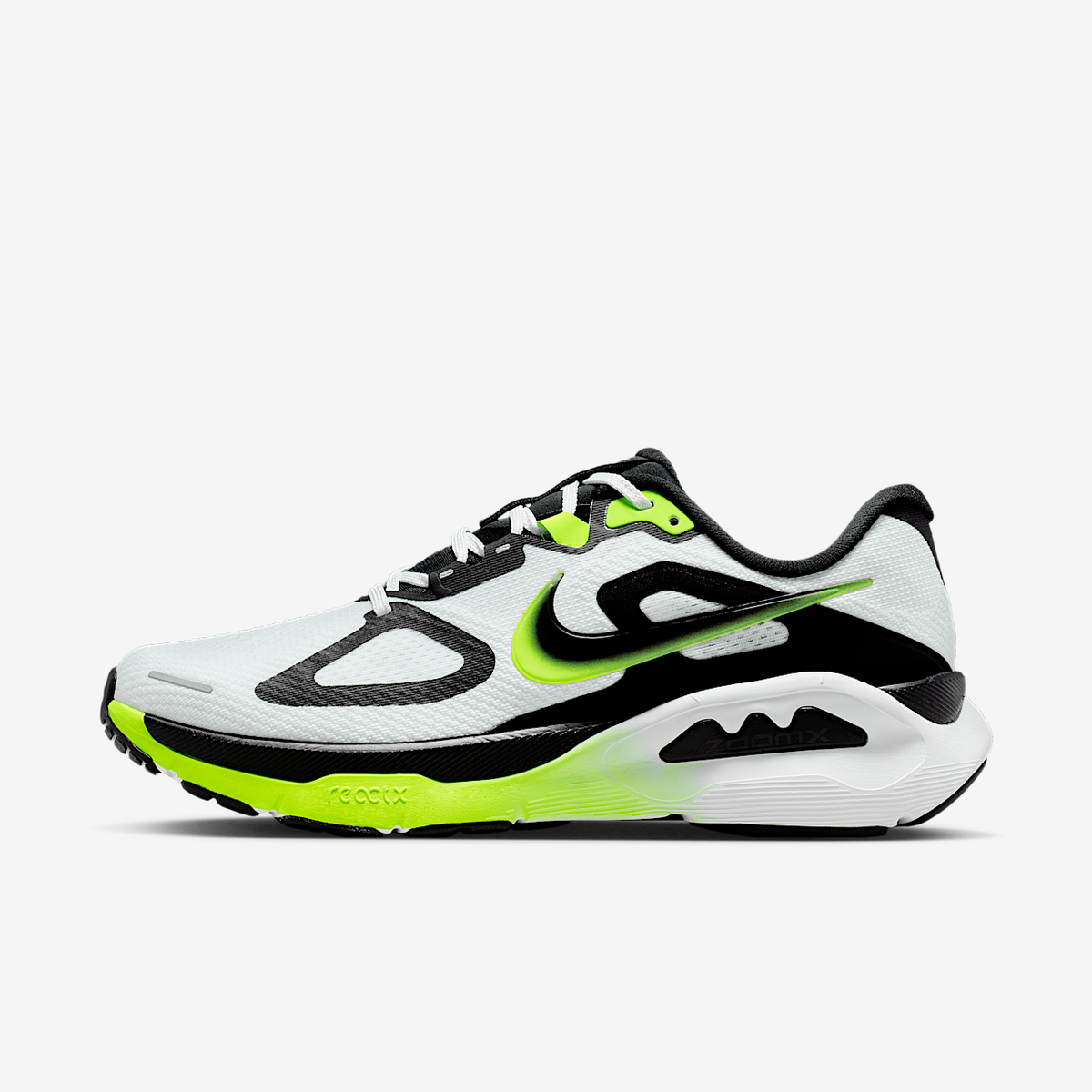 Structure Plus Men s Road Running Sneakers White/Volt/Black
