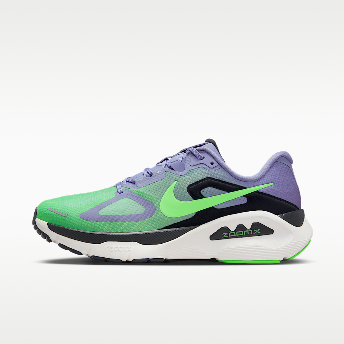 Structure Plus Men s Road Running Sneakers Double-Stacked Foam Iron Purple