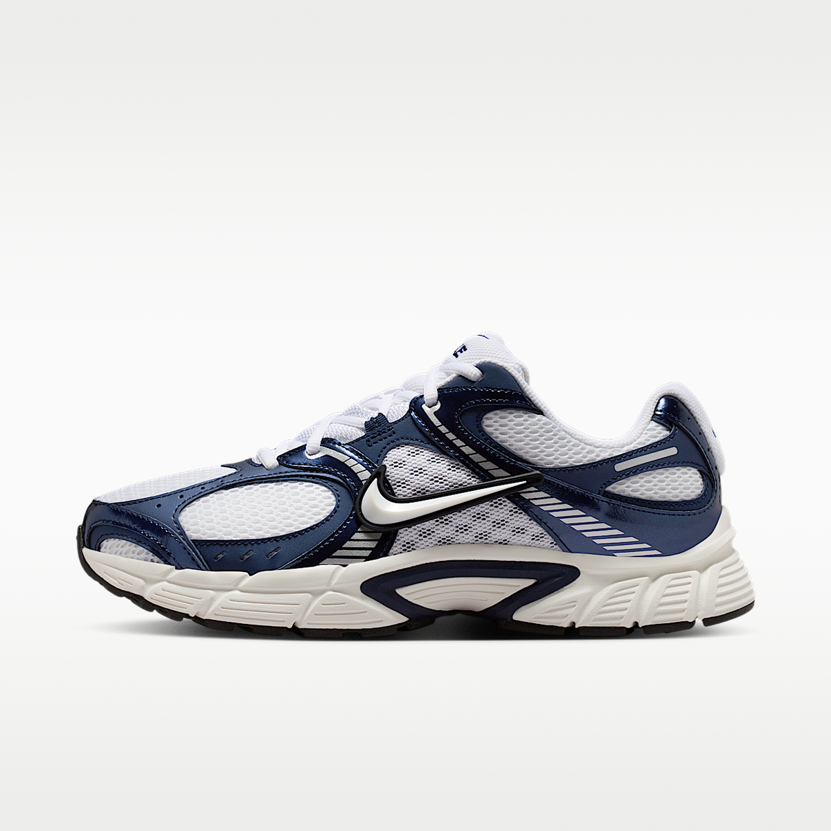 V5 RNR Foam Midsole Retro Runner Shoes White Midnight Navy