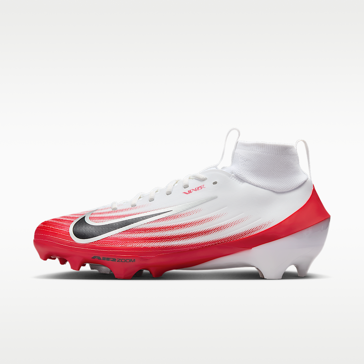 Vapor Pro 1 Performance Football Cleats White/University Red/Black (Unisex)