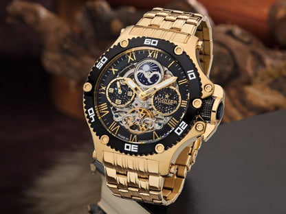 Dual-Time Hawaii Pionier GM-514-10 | Gold | Made in Germany