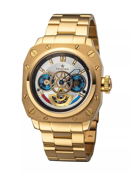 Newport Pionier P7003-9 | Gold | Automatic German Watch