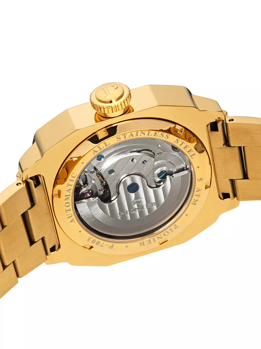 Newport Pionier P7003-9 | Gold | Automatic German Watch