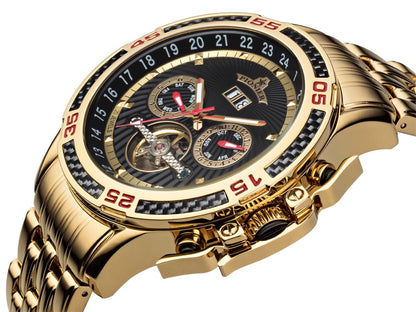 Amsterdam Automatic Calendar Watch by Pionier GM-515-9 |Gold|