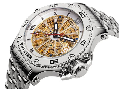 Automatic Barcelona GM-516-7 | Silver | Pionier, Germany