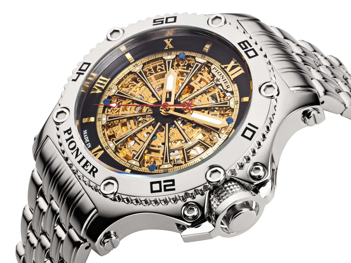 Automatic Barcelona GM-516-8 | Silver | Pionier, Germany