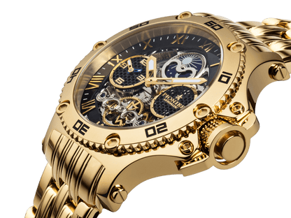 Dual-Time Hawaii Pionier GM-514-8 | Gold | Made in Germany