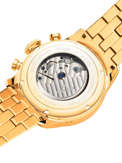 Automatic Havana P7001-11 | Gold | Pionier Germany