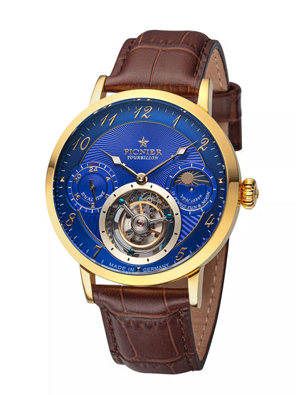 Basel Tourbillon Pionier - GM-903-4 | Gold | Handmade German Watch