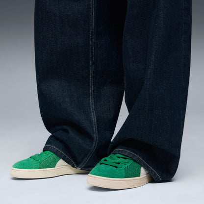 Suede Crochet Retro Sneakers
