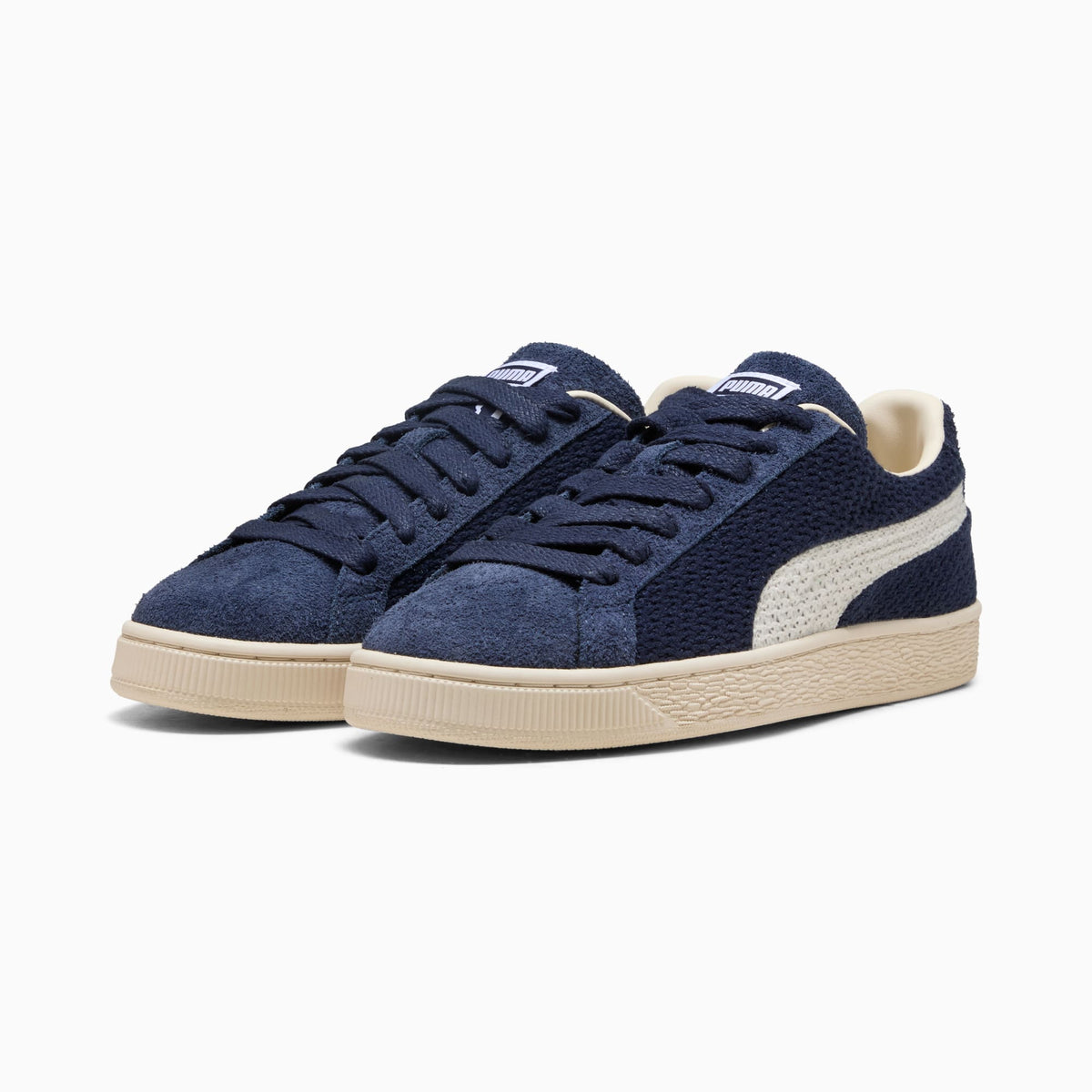 Suede Crochet Retro Sneakers