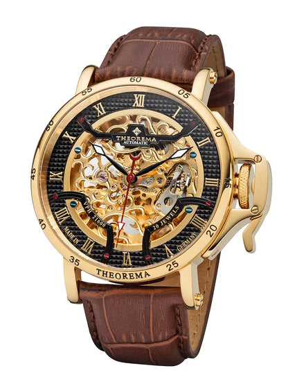 Automatic Full Skeleton Madrid by Theorema Germany GM-112-4 |Gold|