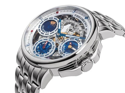 Dual-Time Buenos Aires GM-114-6 | Silver | Theorema, Germany