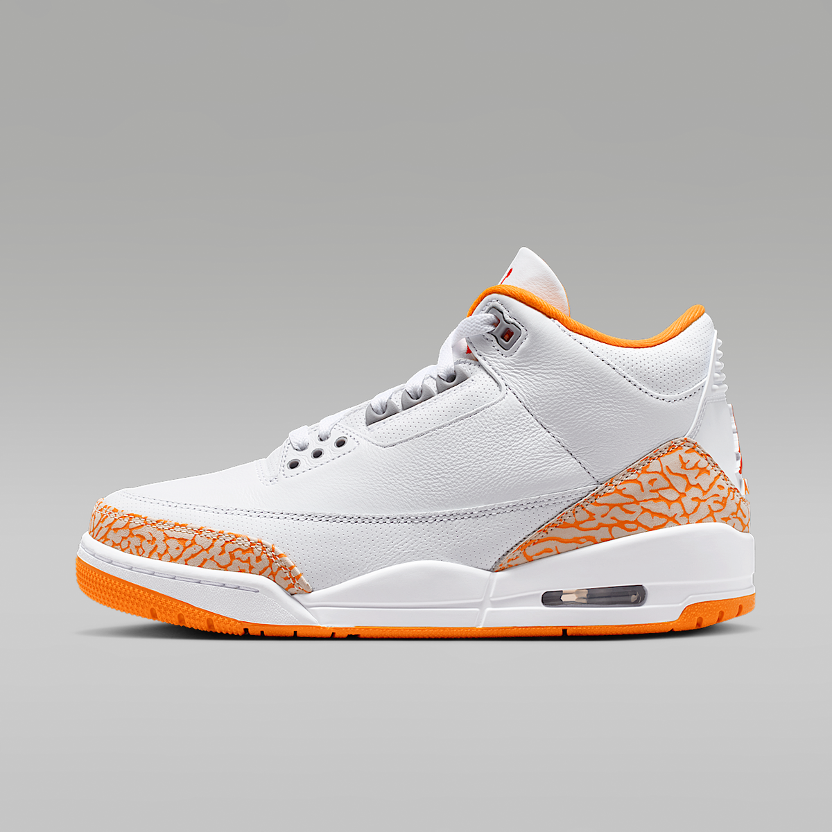 Air 3 Retro "White and Orange Peel" Shoes