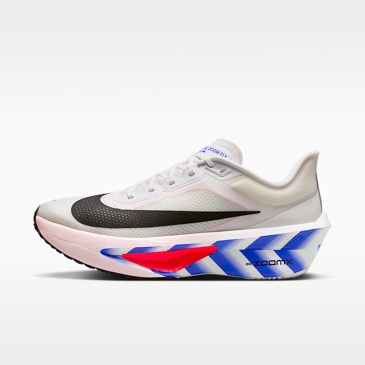 Zoom Fly 6 Men s Road Racing Shoe White/Silt Red/Racer Blue/Black