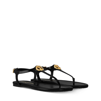 Sunkiss Flat Sandal Patent Calf Leather 1AHKTB