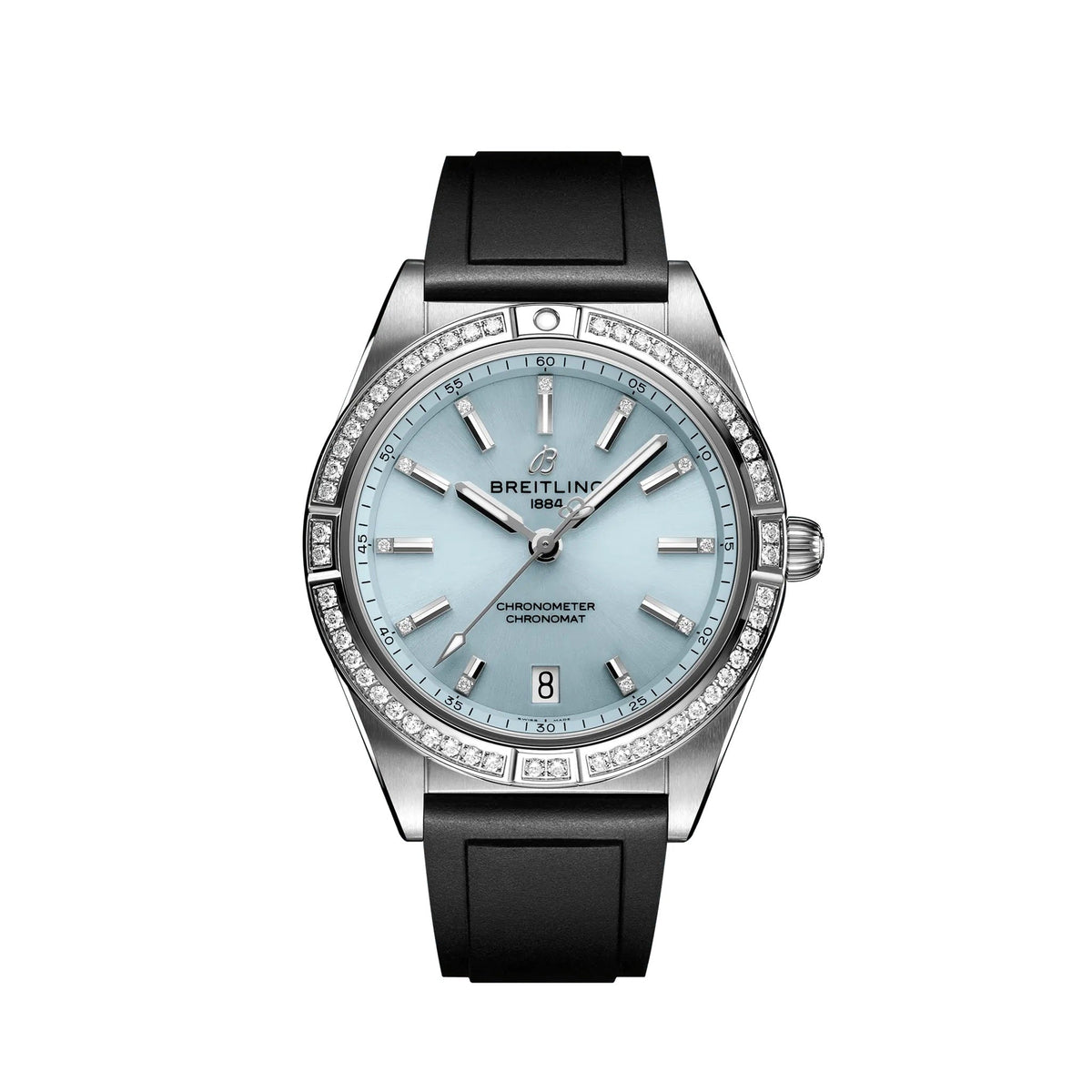 BT Chronomat Automatic 36 Stainless Steel & 18k Grey Gold (Gem-set) Ref# G10380591C1S1