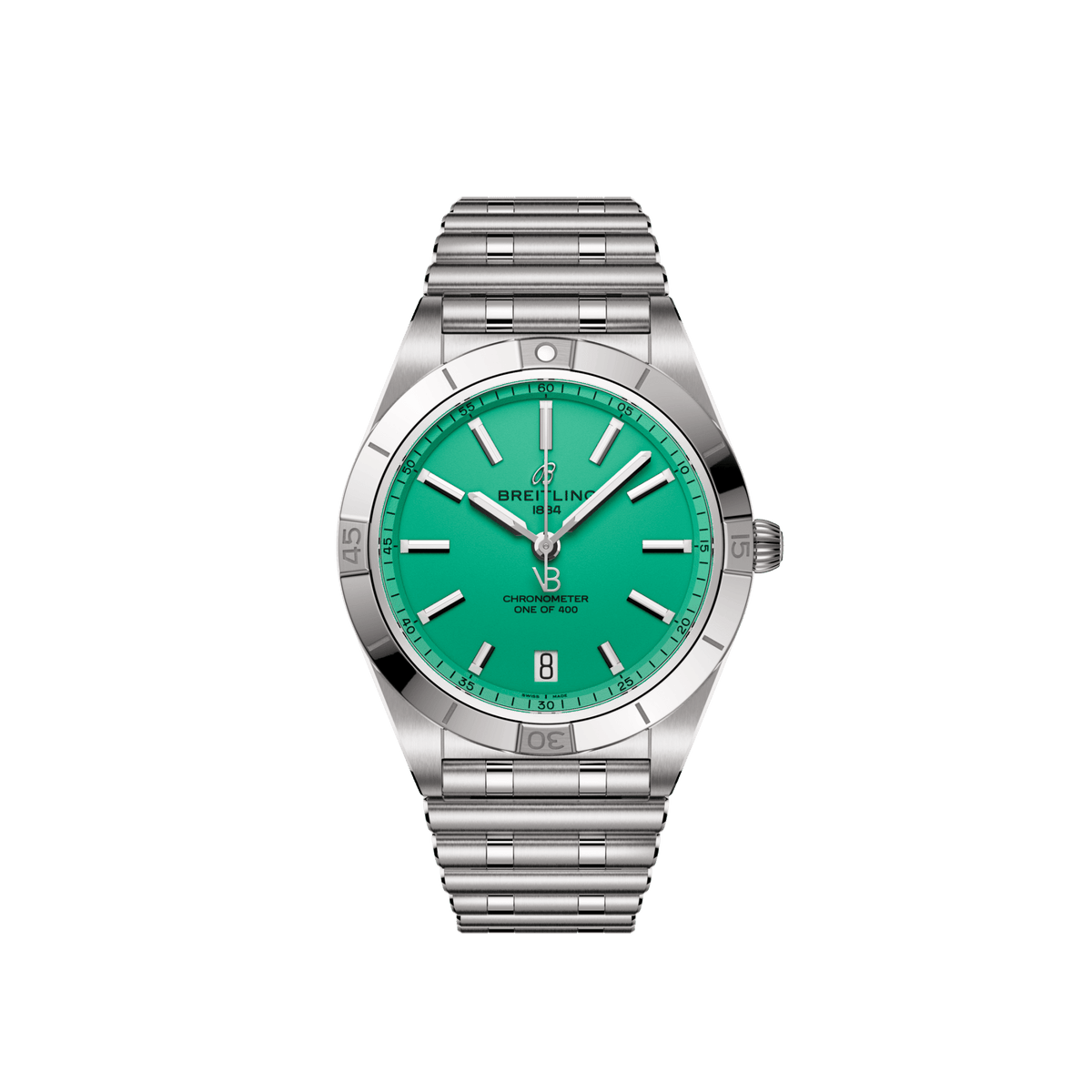 BT Chronomat Automatic 36 Victoria Beckham, Stainless steel, Ref# A103801A1L1A1, Unworn 2024