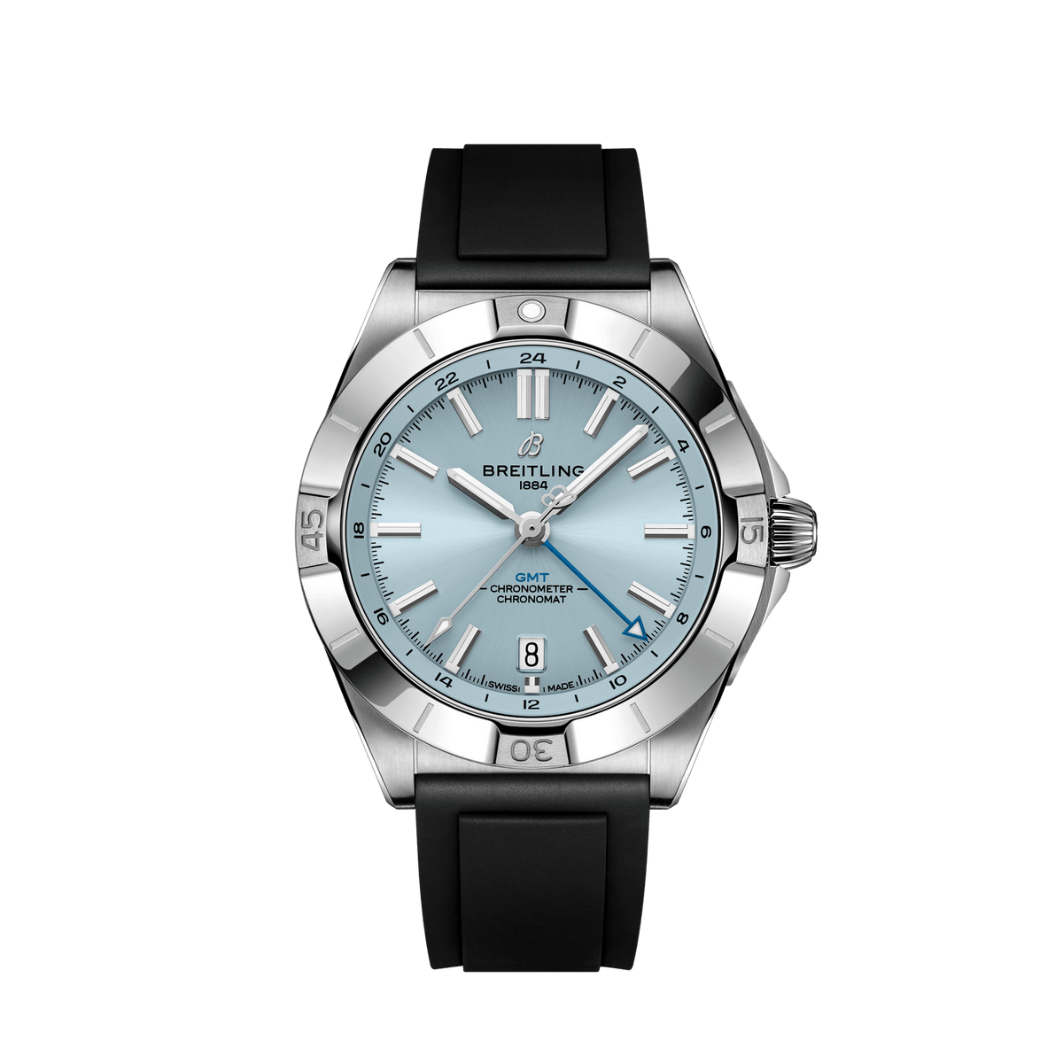 BT Chronomat Automatic GMT 40, Stainless steel and Platinum, Ref# P32398101C1S1, Unworn 2024