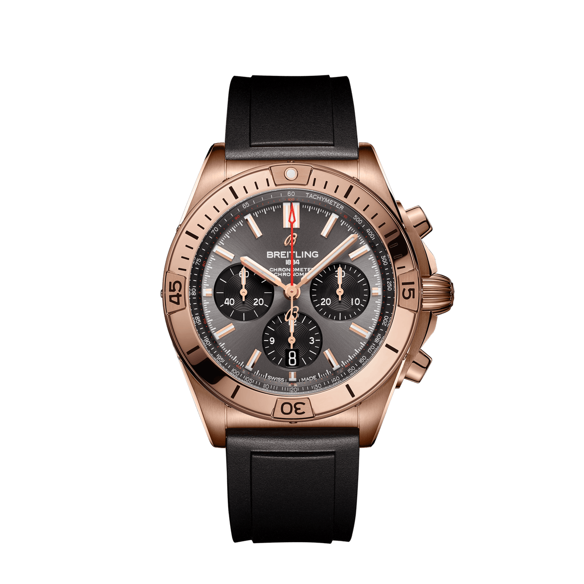 BT Chronomat B01 42, 18k Red Gold, Ref# RB0134101B1S1, Unworn 2024