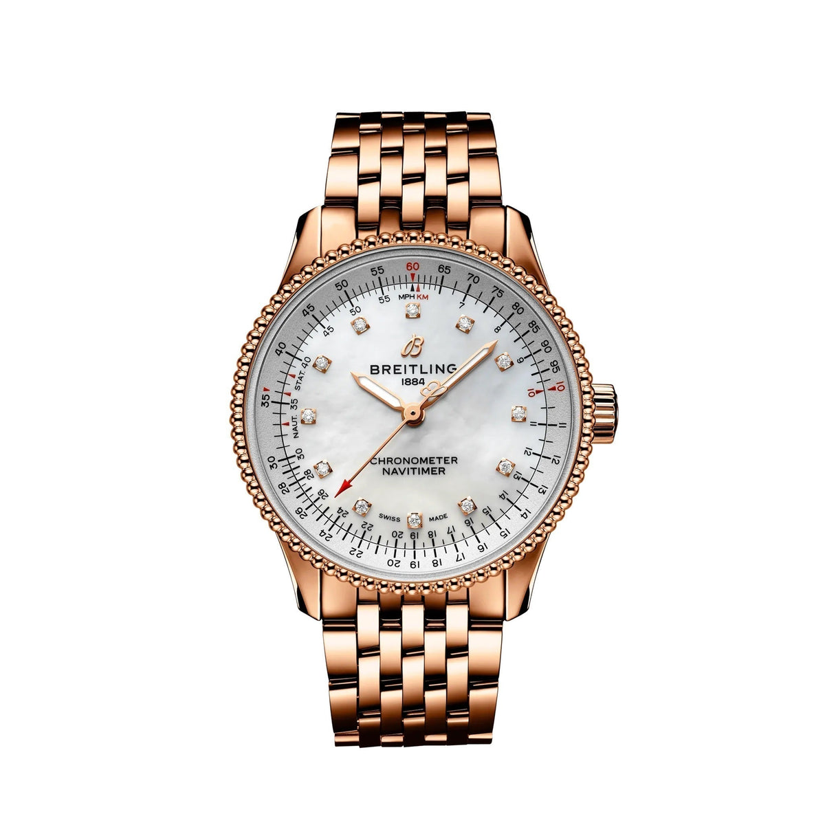 BT Navitimer Automatic 35 18k Red Gold Ref# R17395211A1R1